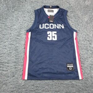 UConn Huskies Basketball Jersey Mens Small Blue NCAA Fudd 35 Urban Champs NWT